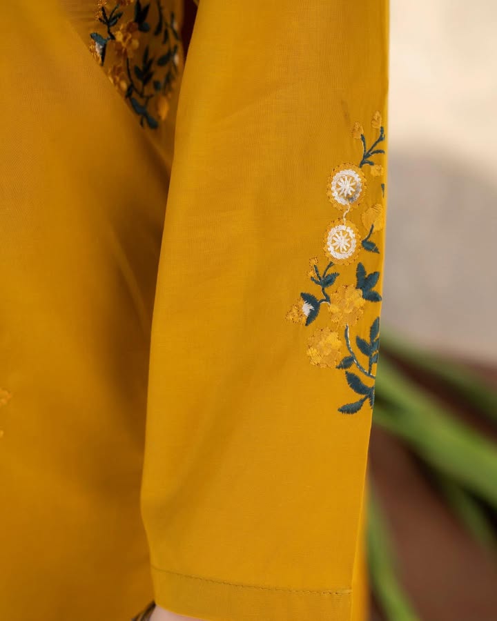 Ruby Blush Embroidered Lawn Co-Ords – 2 Piece Set