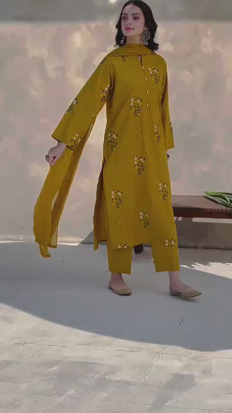 Ruby Blush Embroidered Lawn Co-Ords – 2 Piece Set