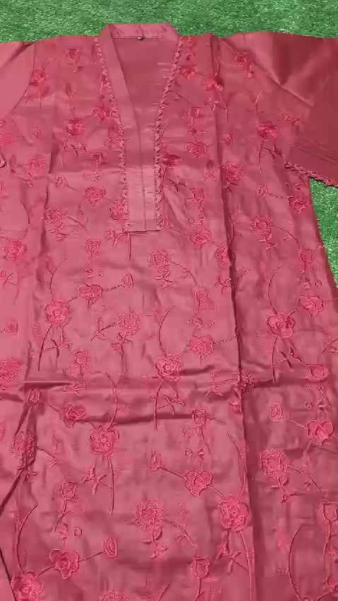 Cherry Blossom – Embroidery Co-Ords 2Pc Set