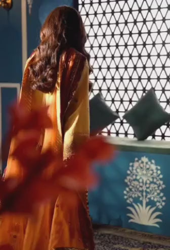 Asim Jofa Original Custom Stitched Suit – Embellished by Blossoms by Azz